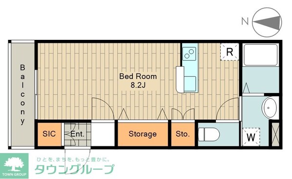 グランコート高尾町の物件間取画像
